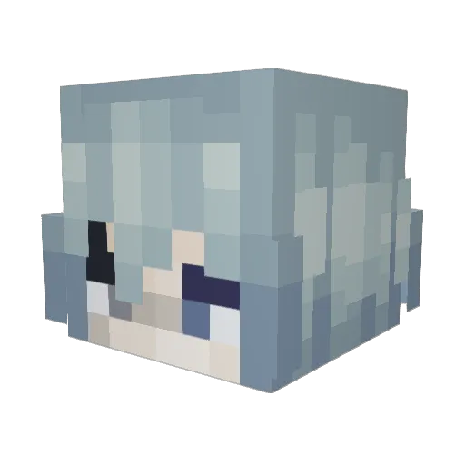 celestialvirgo Minecraft avatar head, 3D render