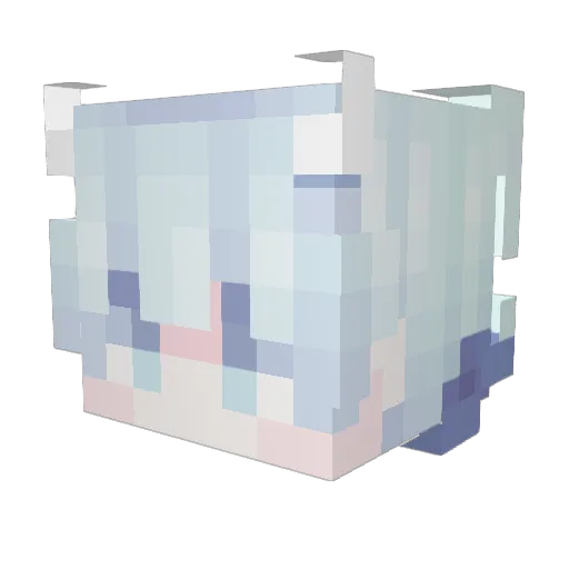 celina2027 Minecraft avatar head, 3D render