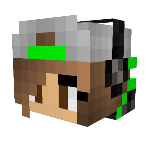 celinepie Minecraft avatar head, 3D render