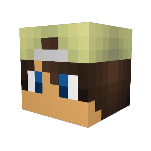 celio0702 Minecraft avatar head, 3D render