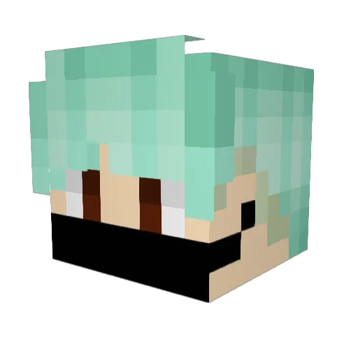 celis043 Minecraft avatar head, 3D render