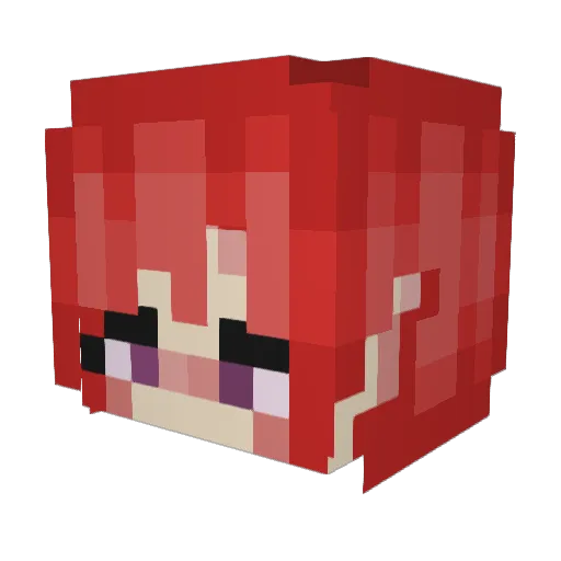 cell__ Minecraft avatar head, 3D render