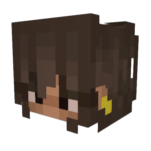 cellaborona Minecraft avatar head, 3D render