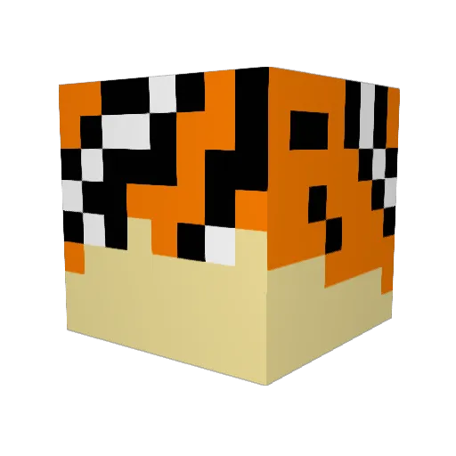 cellis1221 Minecraft avatar head, 3D render
