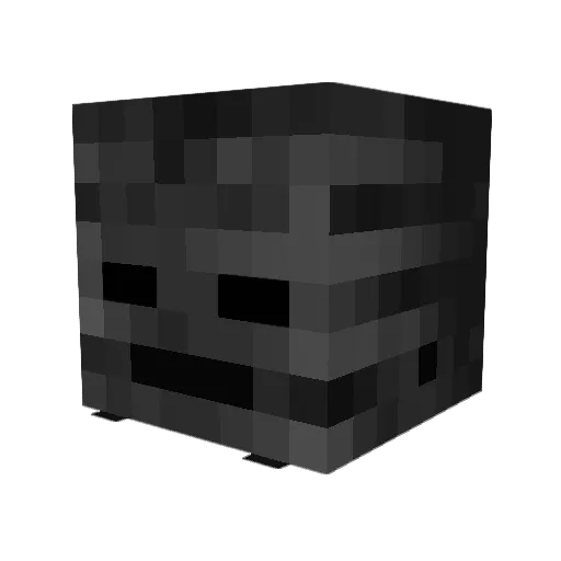 celottt Minecraft avatar head, 3D render