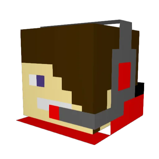 celoufran2012 Minecraft avatar head, 3D render