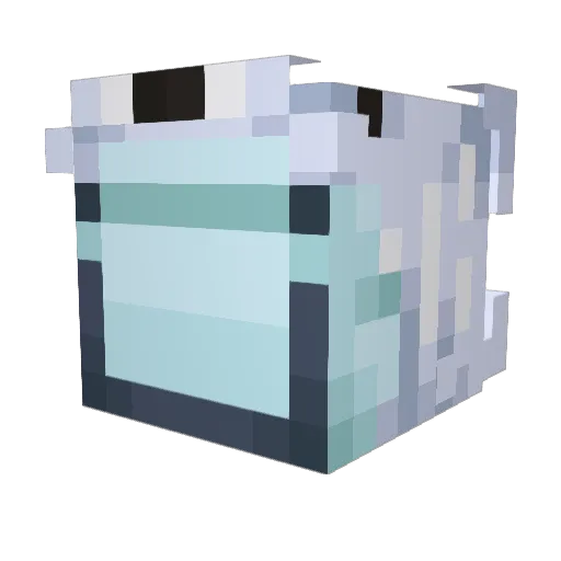 celui Minecraft avatar head, 3D render