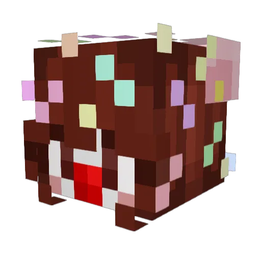 celycakez Minecraft avatar head, 3D render