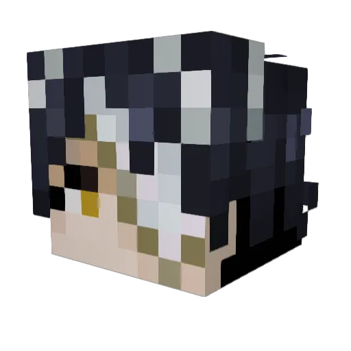 cem1337_3dQLCFtC Minecraft avatar head, 3D render