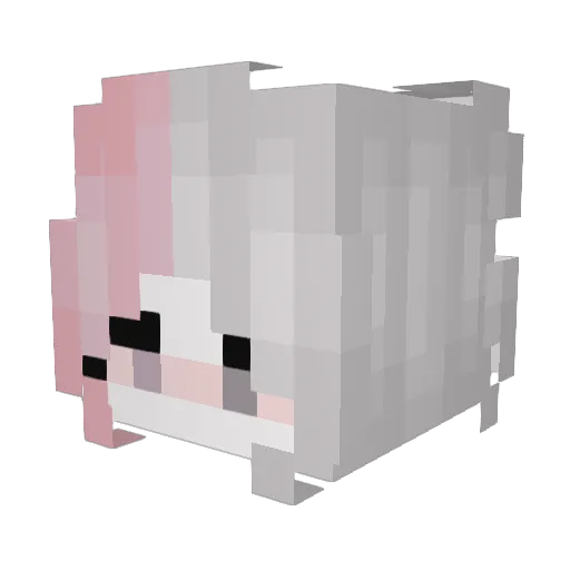 cemen_bak1n Minecraft avatar head, 3D render