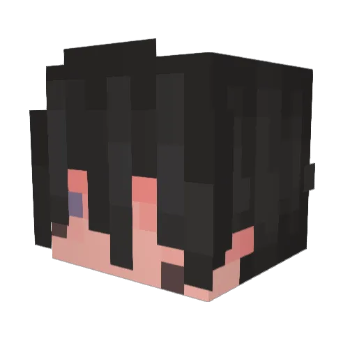 cemeterydrivee Minecraft avatar head, 3D render
