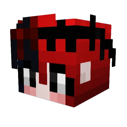 cemeteryf4e Minecraft avatar head, 3D render