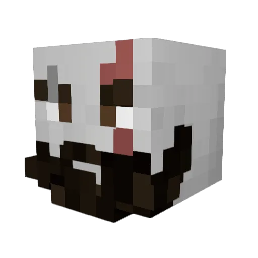 cemii Minecraft avatar head, 3D render