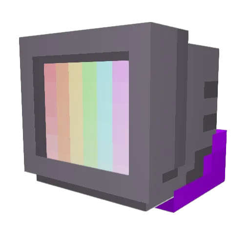 cemiterios Minecraft avatar head, 3D render