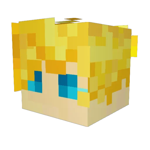 cemix05 Minecraft avatar head, 3D render