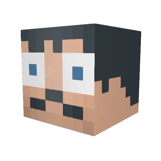 cemkrkc00 Minecraft avatar head, 3D render