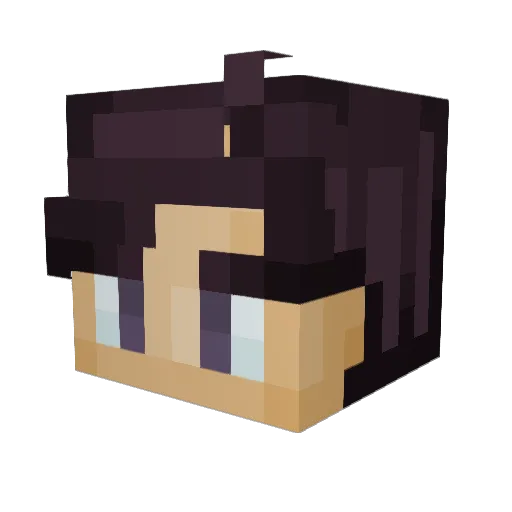 cemzs Minecraft avatar head, 3D render