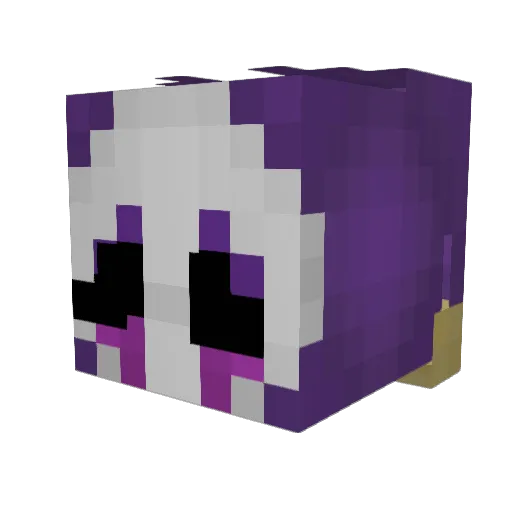 cen_chan Minecraft avatar head, 3D render