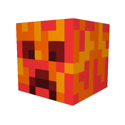 cenamoma Minecraft avatar head, 3D render