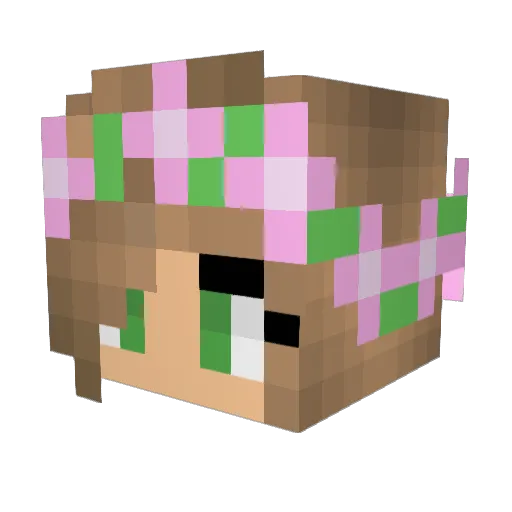cenchhh Minecraft avatar head, 3D render