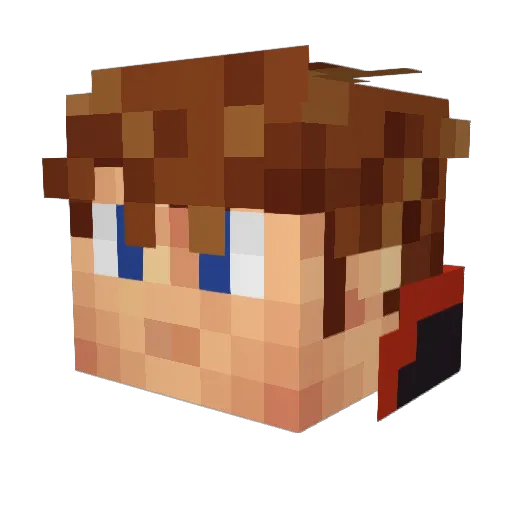 cenere726 Minecraft avatar head, 3D render
