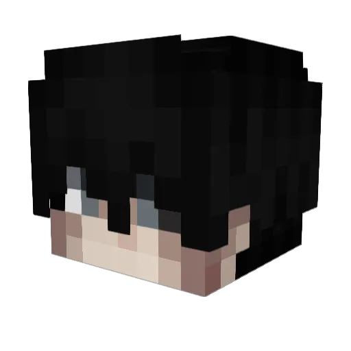 cenkacke Minecraft avatar head, 3D render