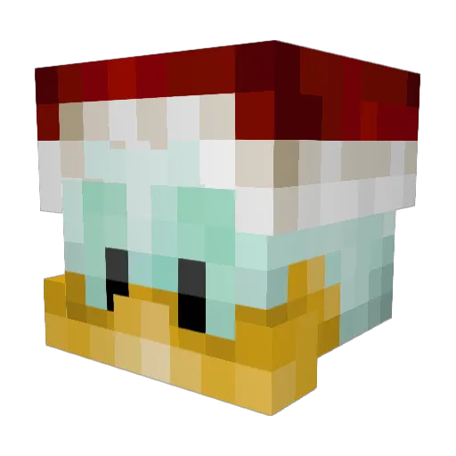cenna0110 Minecraft avatar head, 3D render