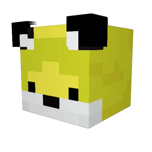 cent27 Minecraft avatar head, 3D render