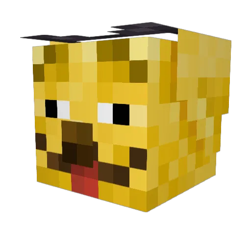 centh0 Minecraft avatar head, 3D render