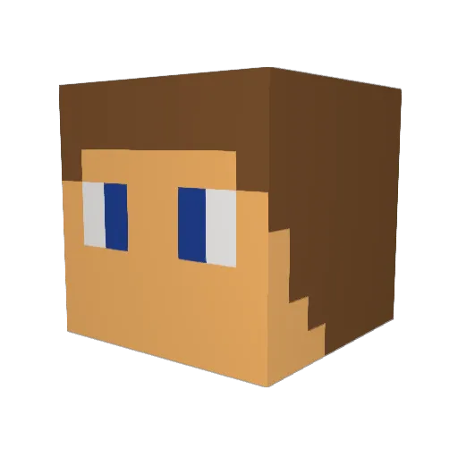 centurioromanus Minecraft avatar head, 3D render
