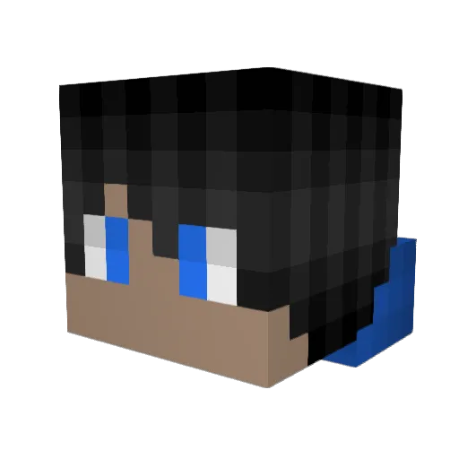 century_FaTaL Minecraft avatar head, 3D render