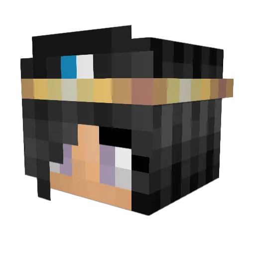 centus Minecraft avatar head, 3D render