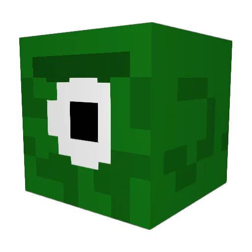 ceogram Minecraft avatar head, 3D render