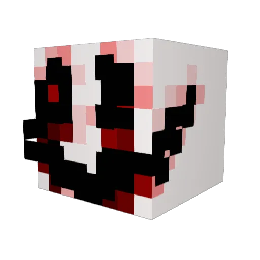cepniqx Minecraft avatar head, 3D render