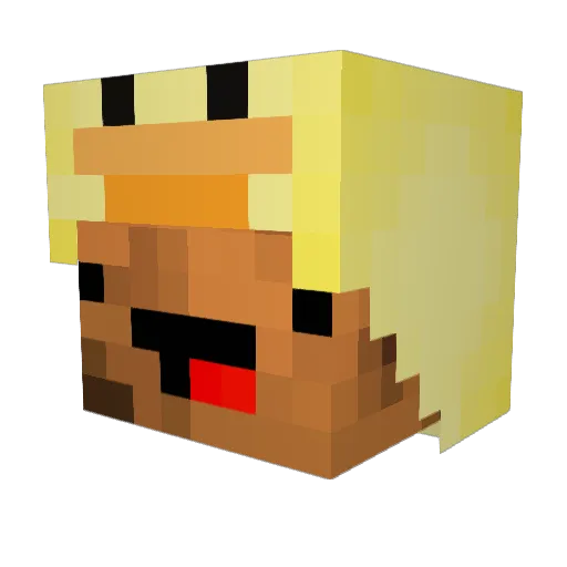 cepums10 Minecraft avatar head, 3D render