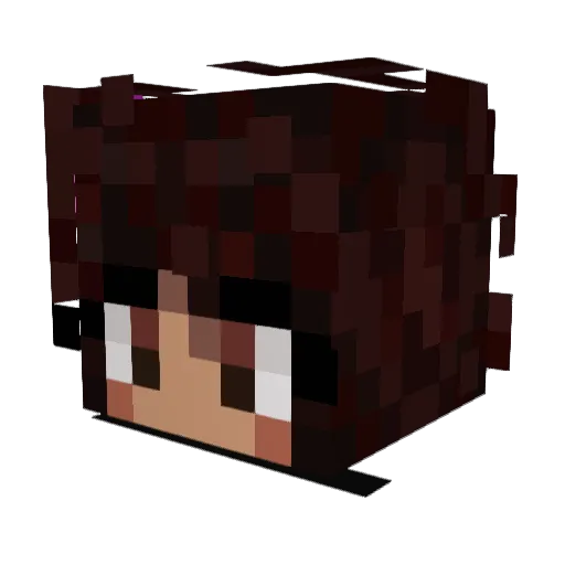 cerauno21_ Minecraft avatar head, 3D render