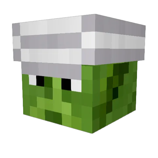 cereal___box Minecraft avatar head, 3D render