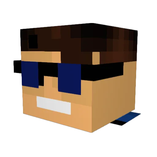 cereal_killer_27 Minecraft avatar head, 3D render