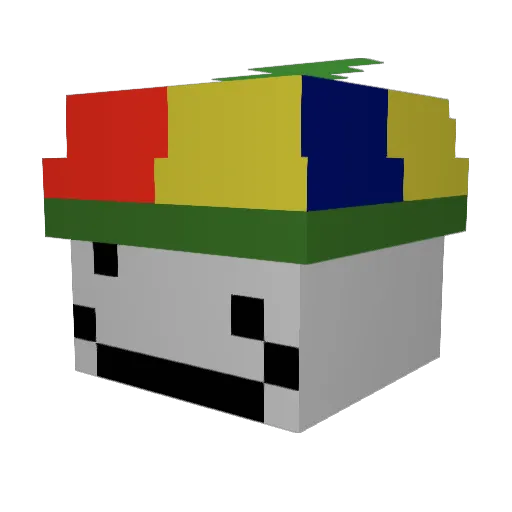 cerealvr55 Minecraft avatar head, 3D render