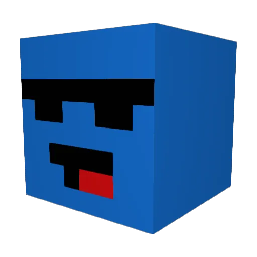 cerealwithmilk Minecraft avatar head, 3D render