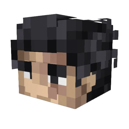 ceres36 Minecraft avatar head, 3D render