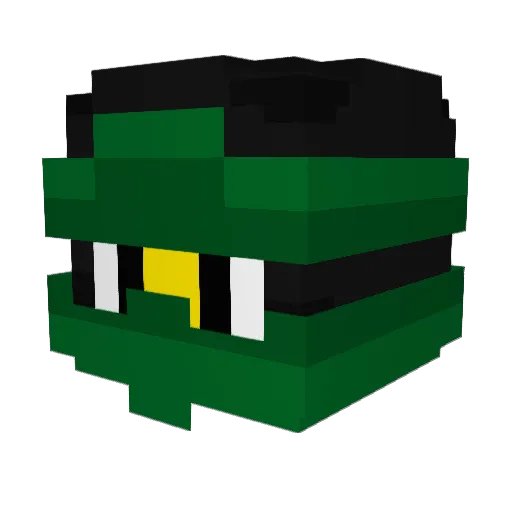 ceres_clipto Minecraft avatar head, 3D render