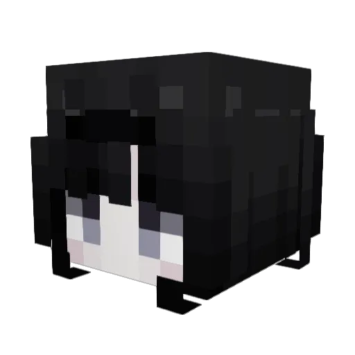 ceriies Minecraft avatar head, 3D render