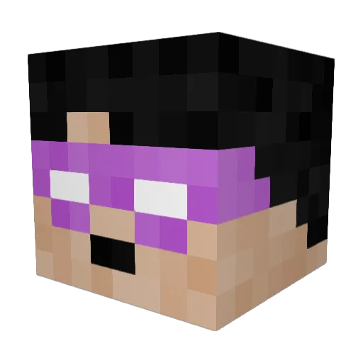 cervezacristal_ Minecraft avatar head, 3D render