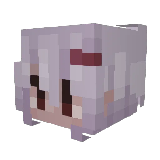 cervinia Minecraft avatar head, 3D render