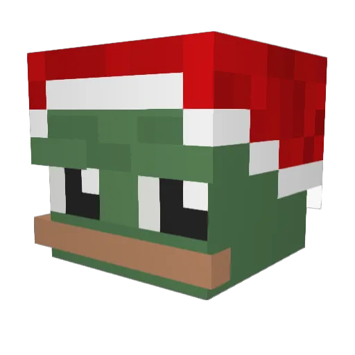 cesarspelarm Minecraft avatar head, 3D render