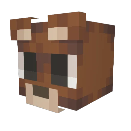 cescr2008 Minecraft avatar head, 3D render