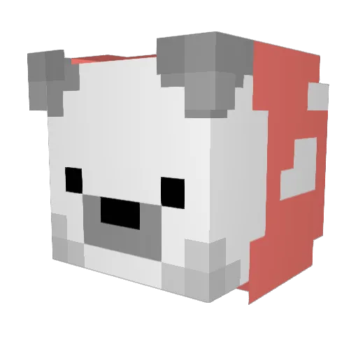 cesetesra Minecraft avatar head, 3D render