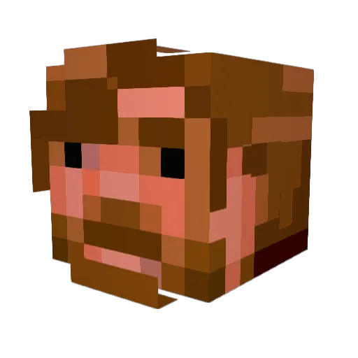 cessnao3 Minecraft avatar head, 3D render