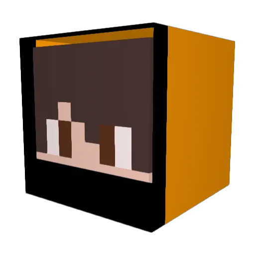cesttropinjuste Minecraft avatar head, 3D render